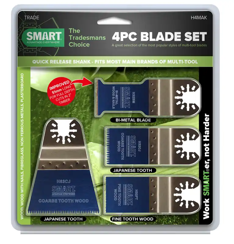 Smart Blades H4MAK UN TRA 4pcs Assortiment de feuilles