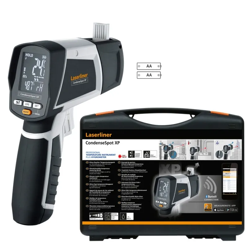 Laserliner 082.047A Appareil de mesure du climat, de l‘humidité et de la température CondenseSpot XP Professional