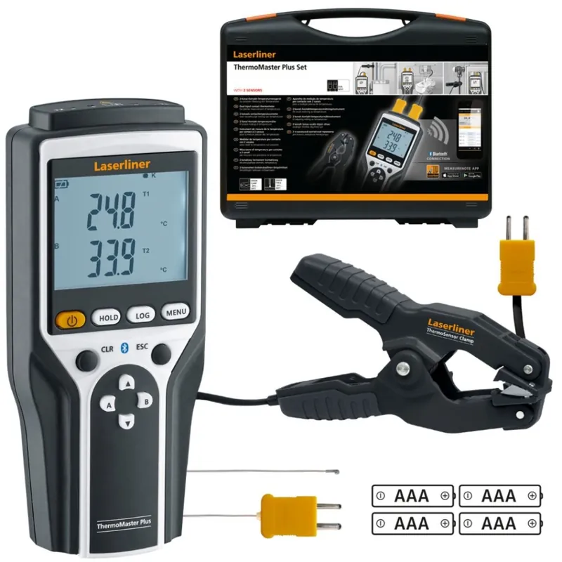 Laserliner 082.036A ThermoMaster Plus set Thermomètre à contact