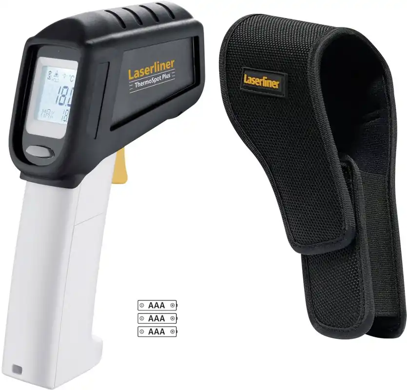 Laserliner 082.042A ThermoSpot Plus Dispositif de mesure de température infrarouge sans contact avec laser intégré