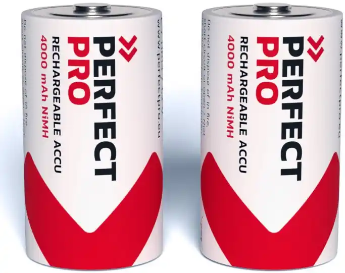 PerfectPro B-C2 Jeu de piles NiMH 2x C