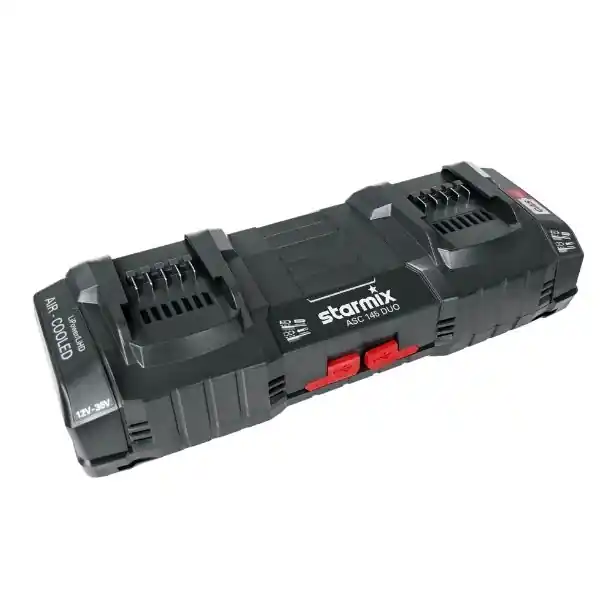 Starmix Accessoires 458991 ASC 145 DUO Chargeur de batterie 12-36V "Air-Cooled".