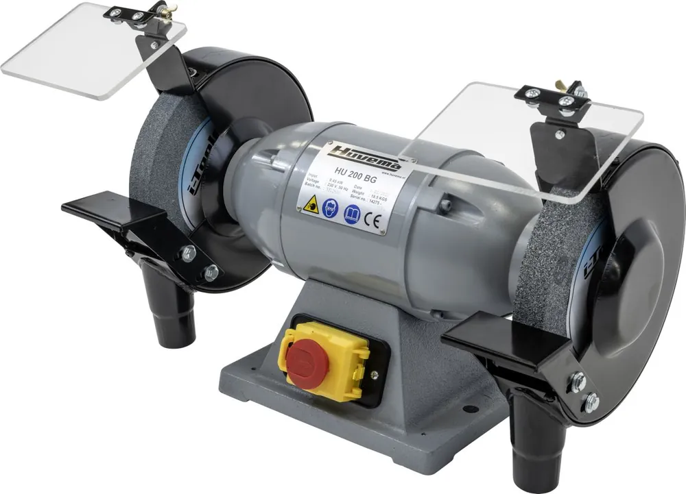 Huvema 14280 Meuleuse d‘établi double 200 mm Ø HU 200 BG-4 Topline