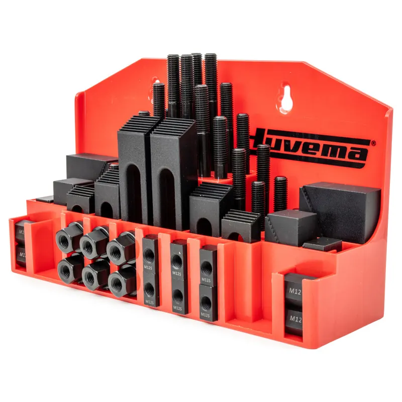 Huvema 20112278 Jeu de dispositifs de serrage, 52 pièces SPGS M12A