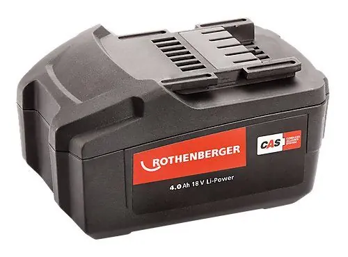 Rothenberger Accessoires 1000001653 Batterie 18 Volt 4.0 AH Romax