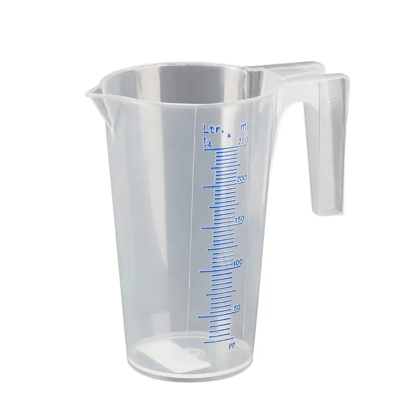 Pressol 07 060 Gobelet de mesure PP 0.25L échelle transparente ml