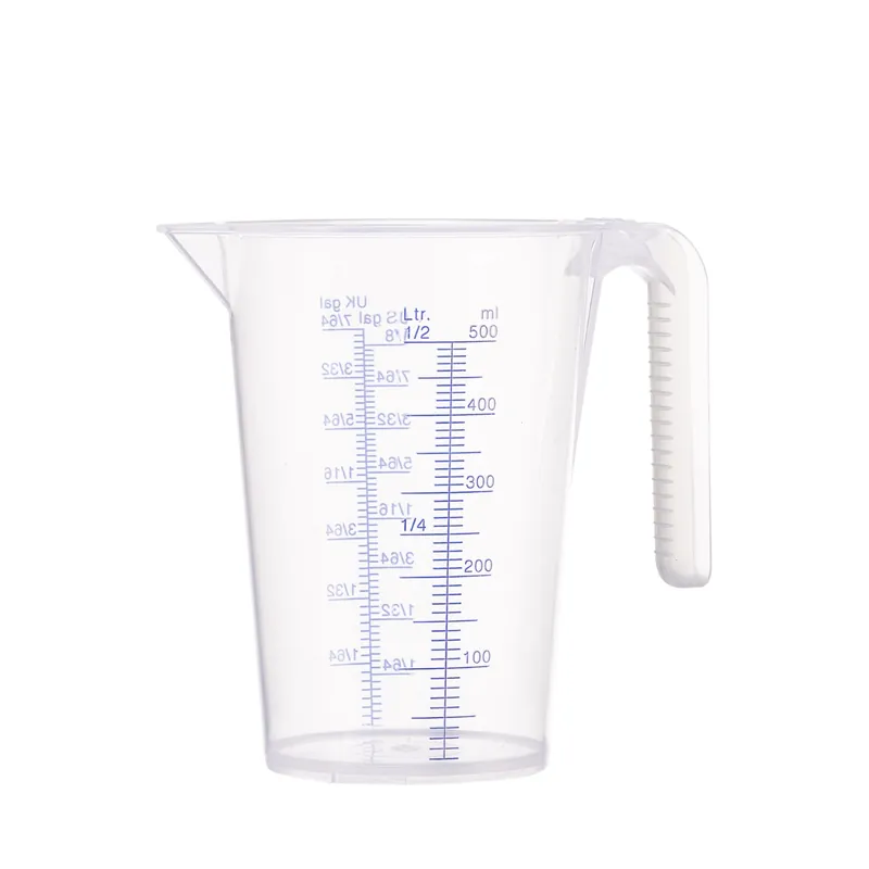 Pressol 07 061 Gobelet de mesure PP 0.5L échelle transparente ml/l US gal/UK gal
