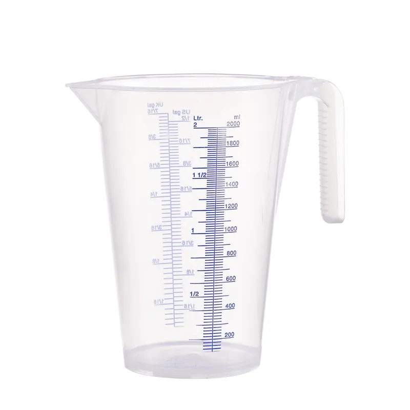 Pressol 07 063 Gobelet de mesure PP 2L échelle transparente ml/l US gal/UK gal