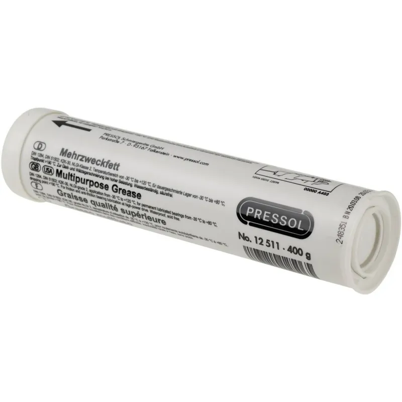 Pressol 12 511 Cartouches de graisse 400 g Graisse multi-usages NLGI 2