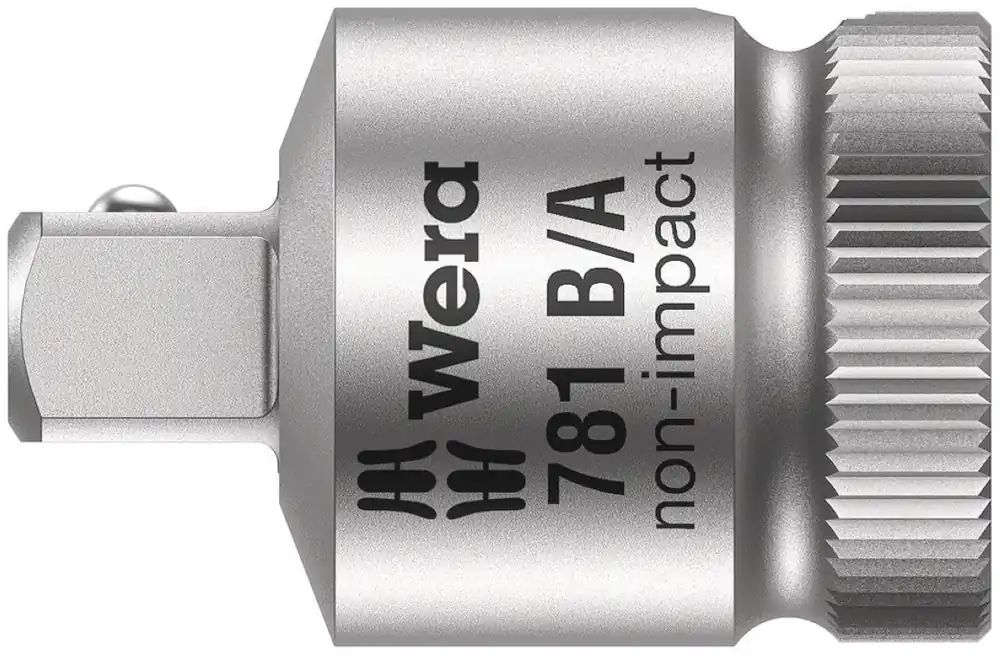 Wera 05042672001 781 B Adaptateur 3/8", 781 B/A x 1/4 x 27 mm x 3/8".