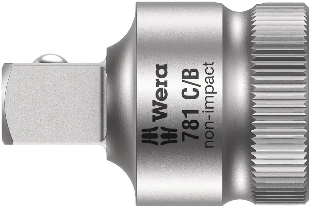 Wera 05042674001 Adaptateur 781 C 1/2", 781 C/B x 3/8 x 35,5 mm x 1/2".