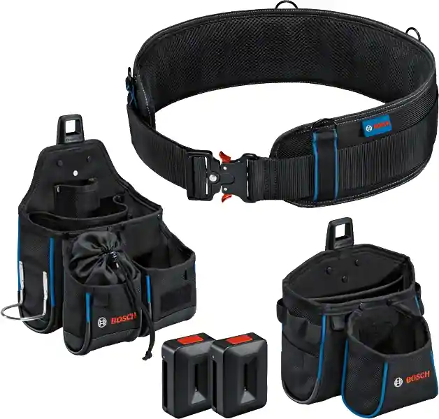 Bosch Bleu Accessoires 1600A0265R Jeu d‘outils Belt 108, GWT 2, GWT 4, 2 x support ProClick professionnel