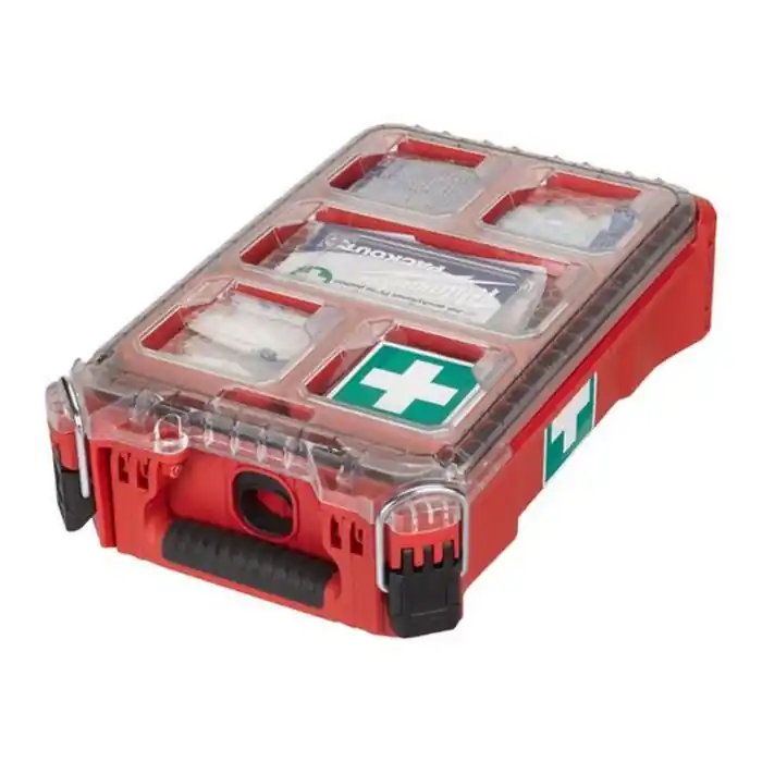 Milwaukee Accessoires 4932478879 KIT DE PREMIER SECOURS PACKOUT DIN 13157