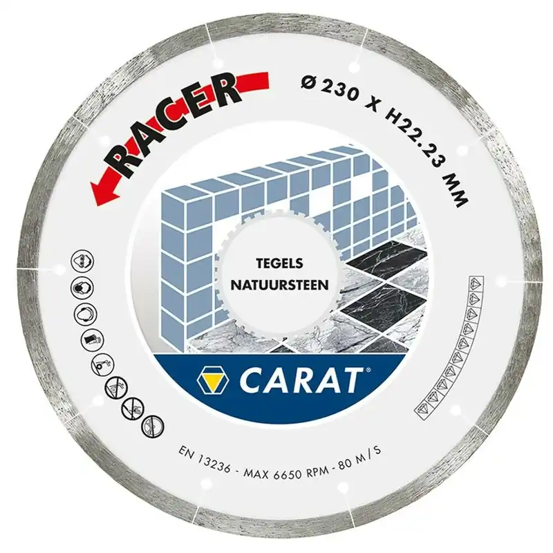 Carat CDBM350400 Racer Lame diamantée 350 x 25,40 pour carreaux/pierre naturelle