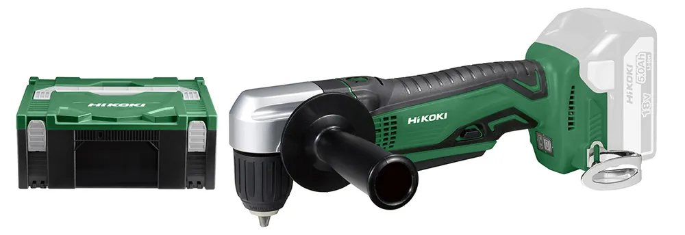HIKOKI DN18DSLL2Z Perceuse d‘angle sans fil 18V hors batteries et chargeur en coffret HSC II