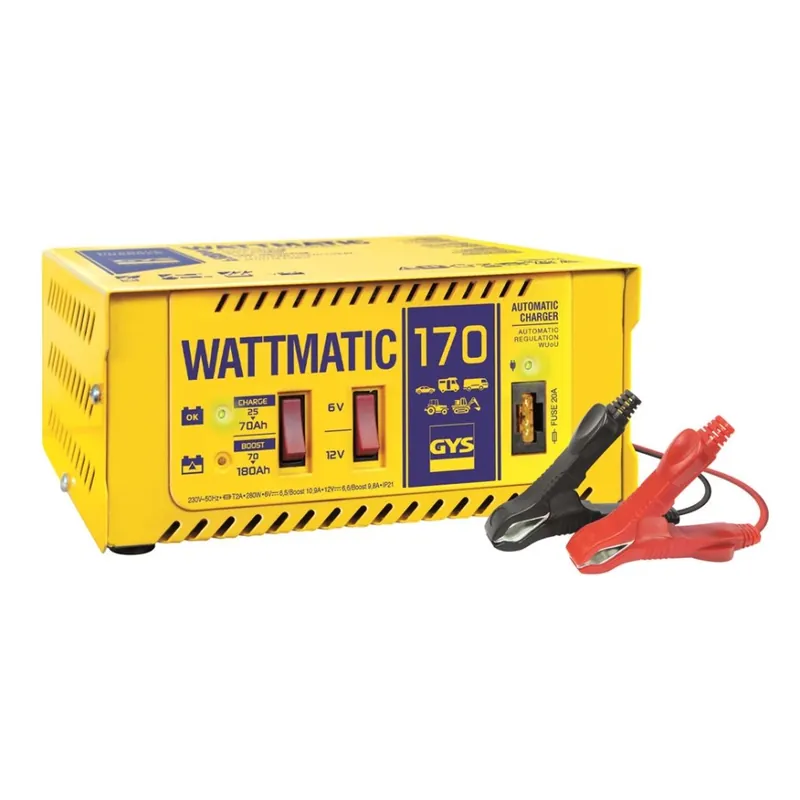 Gys 5192025615 Chargeur de batteries Wattmatic 170 6V/12V, automatique