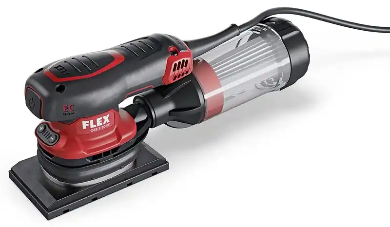 Flex-tools 468924 OSE 2-80 EC SET Ponceuse à main 80x130 avec contrôle de vitesse