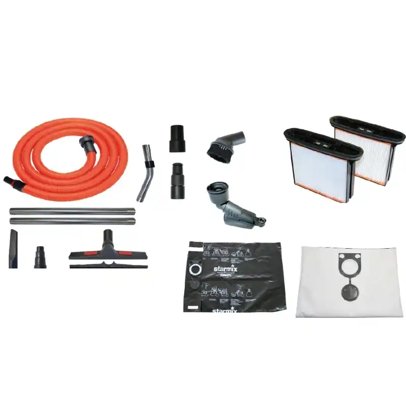 Starmix 100166 iPulse L-1635 PREMIUM PLUS Aspirateur avec iPulse Permanent Clean System + accessoire pour systainers
