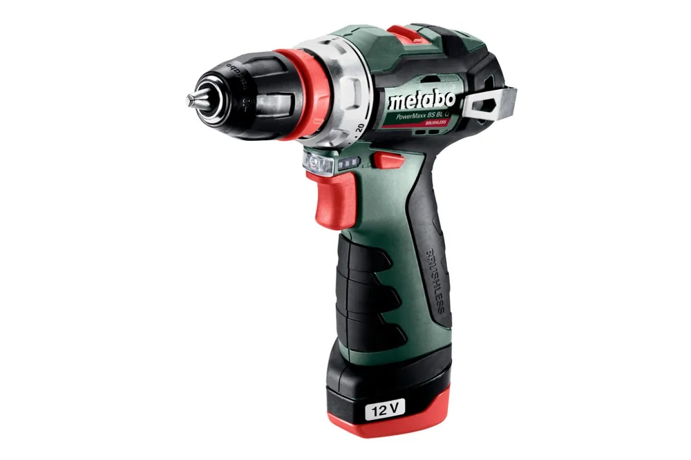 Metabo 601749500 PowerMaxx BS 12 BL Q Perceuse sans fil 12V 2.0Ah Li-Ion