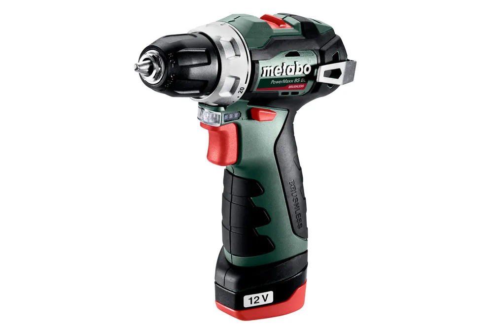 Metabo 601721500 PowerMaxx BS 12 BL Perceuse-visseuse sans fil 12V 2.0Ah Li-ion