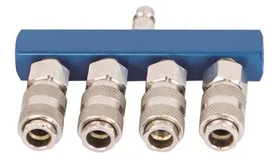 Scheppach 7906100725 Distributeur d‘air 4 voies