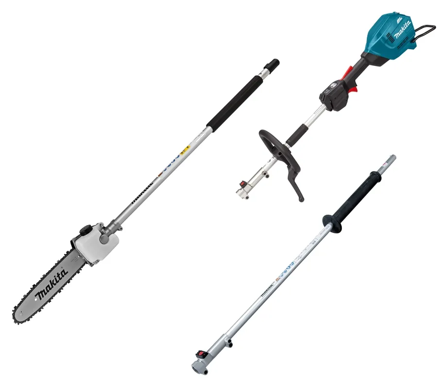 Makita UX01GZ11 Battery Combi System D-handle 40V Max excl. batteries et chargeur + accessoire tronçonneuse et poignée d‘extension