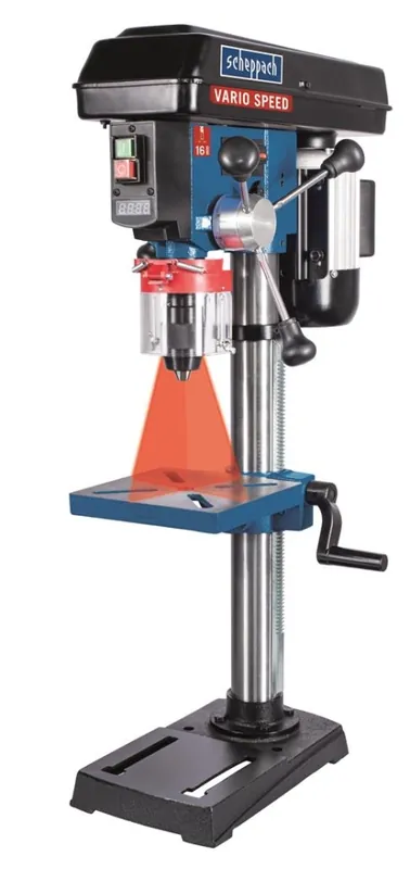 Scheppach 5906820901 DP19Vario perceuse d‘établi 3-16 mm