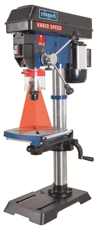 Scheppach 5906807901 DP18Vario Perceuse d‘établi Vario 1-16 mm