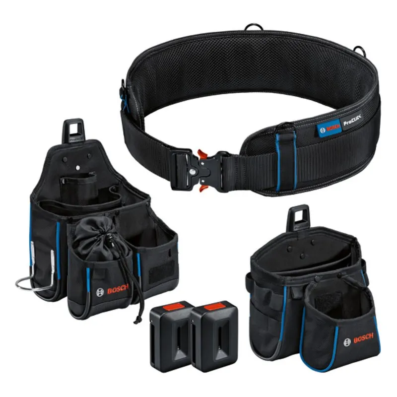 Bosch Bleu Accessoires 1600A0265P Jeu d‘outils - 1 x Belt 93 + 1 x GWT2 + 1 x GWT4 + 2 x ProClick Holder Professional