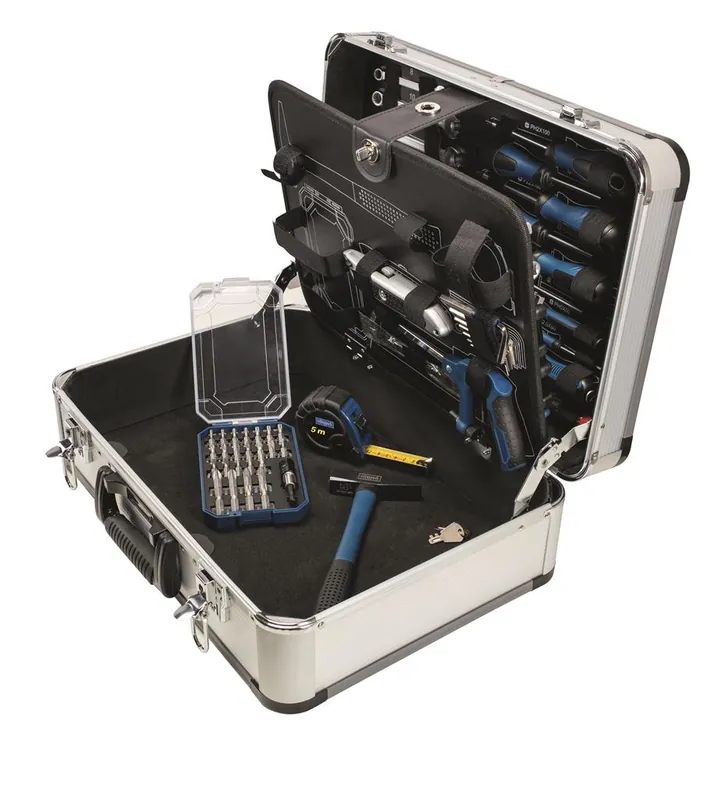 Scheppach 5909306900 TB150 Mallette à outils remplie 101 pièces