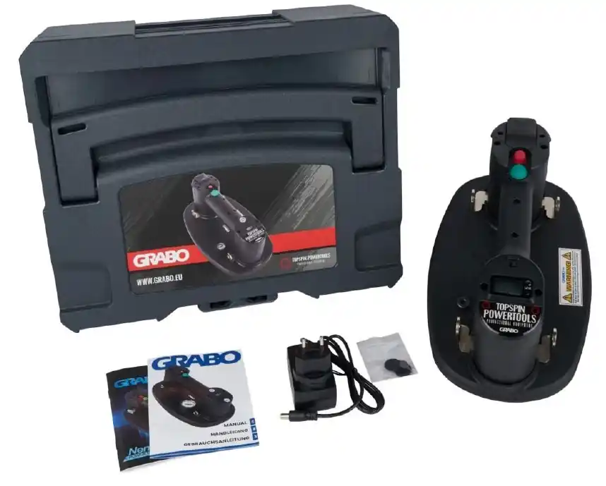 Grabo 12000 Pro Accu - Palonnier à vide avec batterie 14,8 V 2,6 Ah et chargeur dans un Systainer III de Tanos