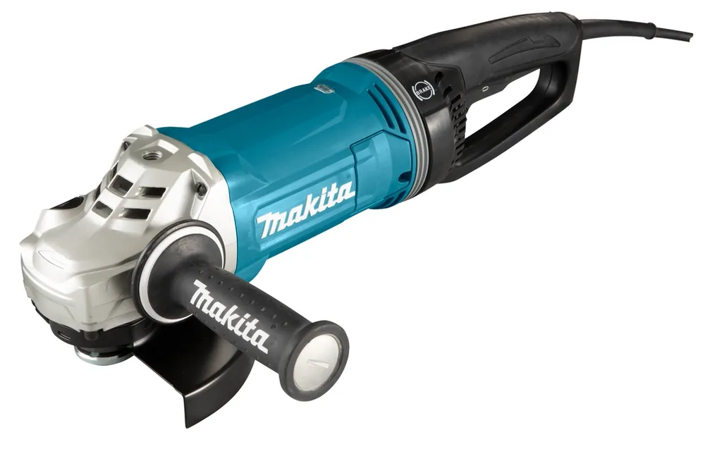 Makita GA7071X1 230V Meuleuse d‘angle 180 mm 2800 Watt avec interrupteur de blocage et poignée en D