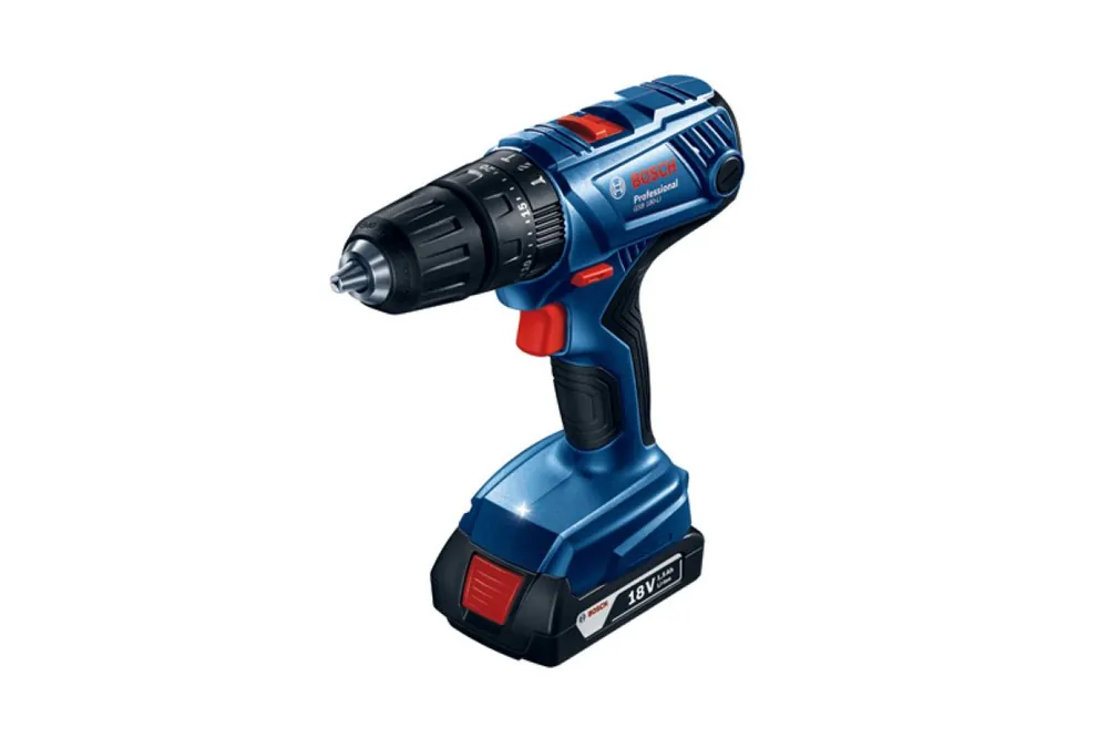 Bosch Bleu 06019H1176 Perceuse visseuse à percussion GSB 18V-21 Solo