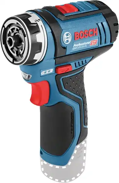 Bosch Bleu 06019F6004 GSR 12V-15 FC Perceuse sans fil 12V hors batteries et chargeur