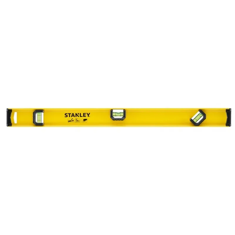 Stanley 0-42-074 Niveau à bulle I-Beam 600 mm (3 flacons)