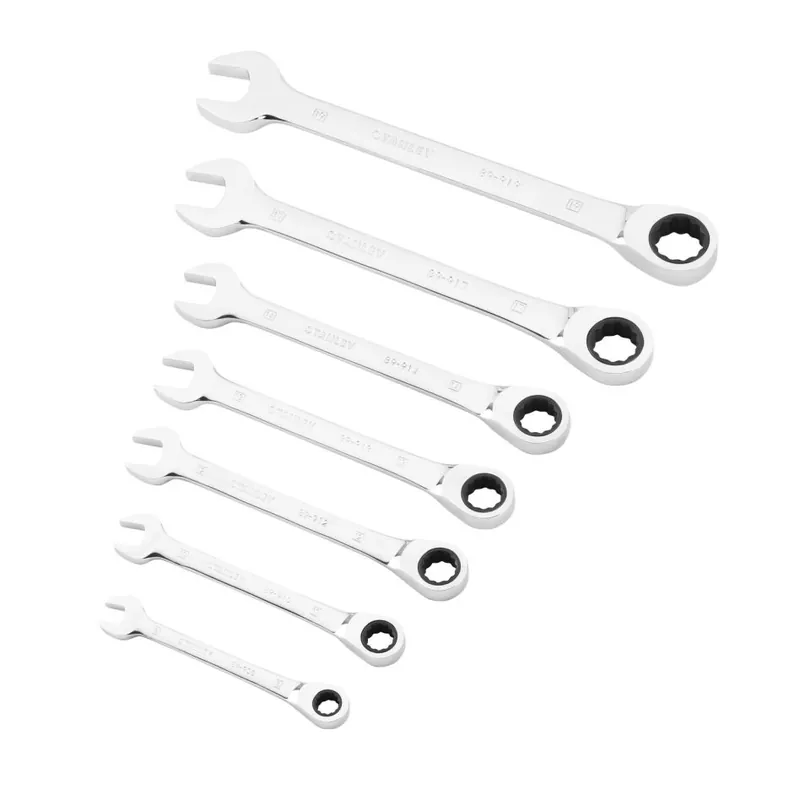 Stanley STMT82846-0 Jeu de clés à molette 8 - 19 mm 7 pièces