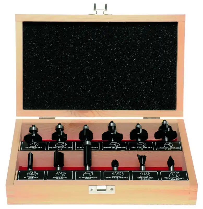 Projahn 19299 jeu de fraises, 12 pièces dans une boîte en bois