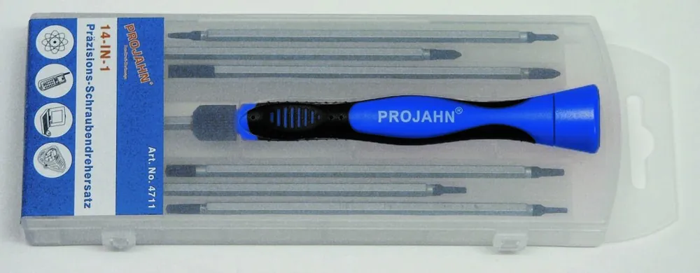 Projahn 4711 Jeu de tournevis de précision 8 pièces