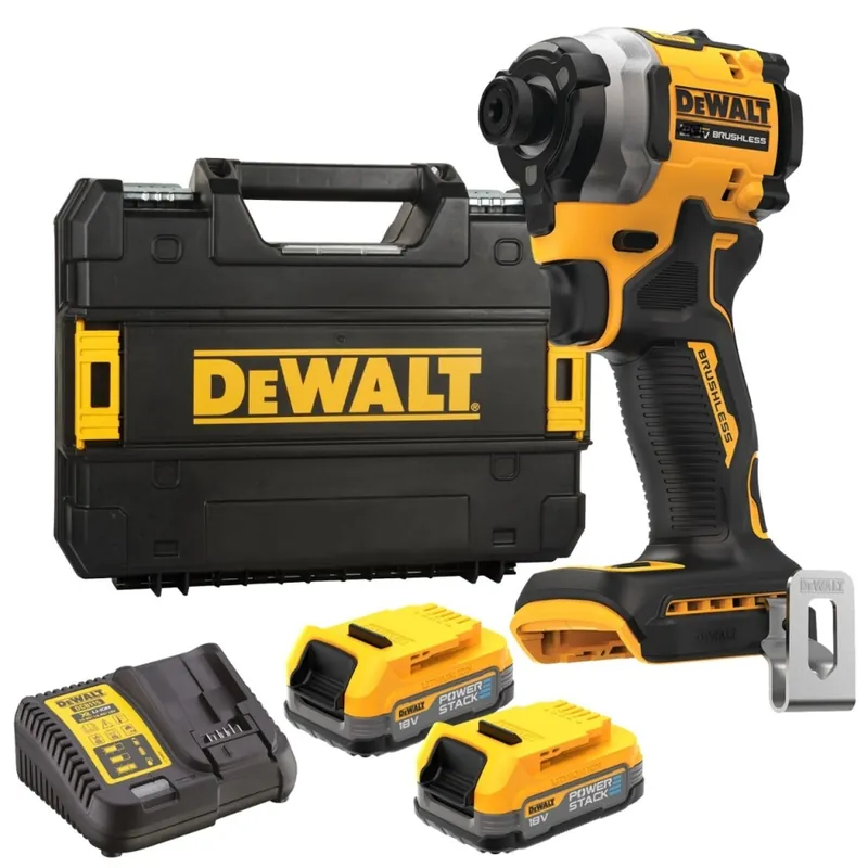 DeWalt DCF850E2T-QW Visseuse à percussion 18V XR Powerstack Li-Ion