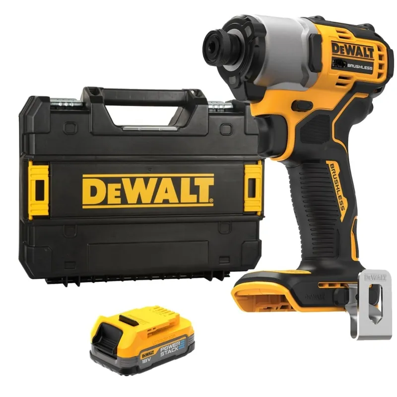 DeWalt DCF840E1T-XJ Visseuse à percussion 18V XR PowerStack Li-Ion