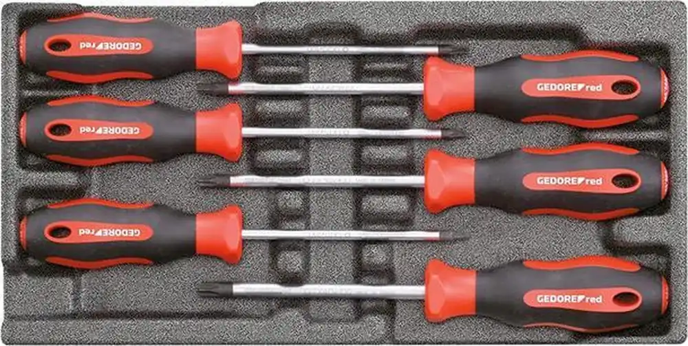 Gedore RED 3301714 R22150015 Jeu de tournevis TX 6 pièces