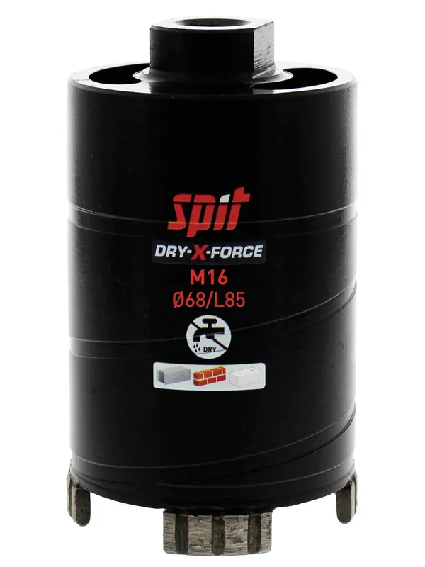 Spit Accessoires 654760 DRY-X-Force Foret à douille M16 D. 68 x 85 mm
