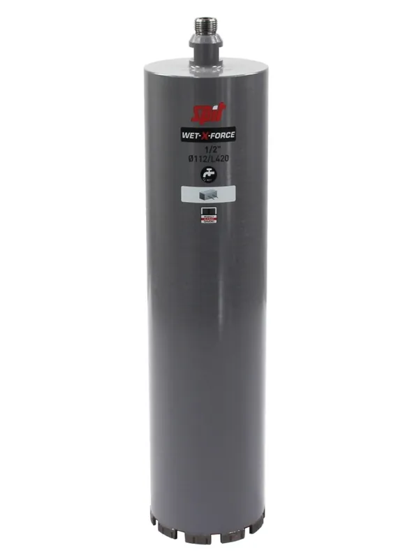 Spit Accessoires 654745 WET-X-FORCE Foret diamanté humide 1/2" D.66X420