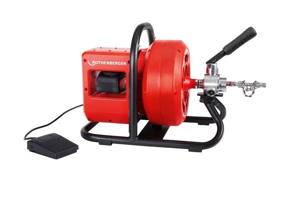Rothenberger 1000003347 Rodrum Varioclean 18V Déboucheur à batterie, batteries et chargeur exclus