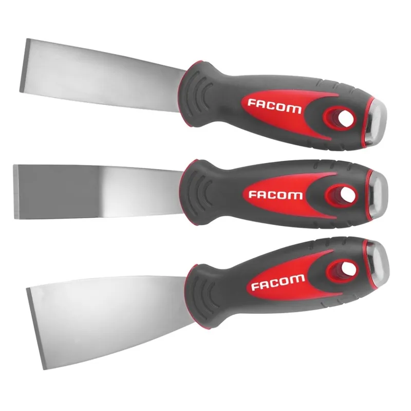 Facom 235.J1PB Jeu de 3 grattoirs en acier inoxydable