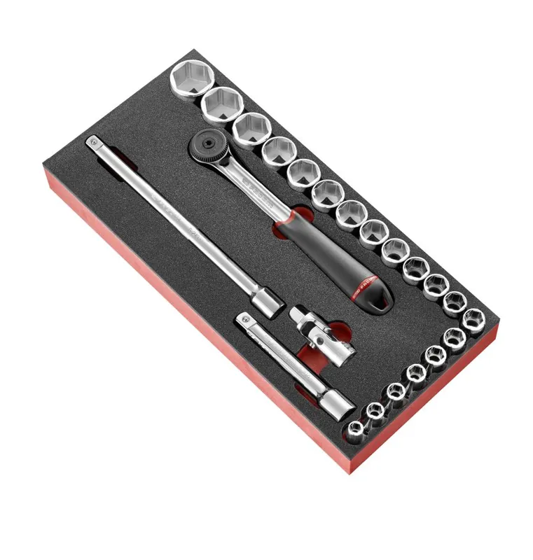 Facom MODM.S161-36 Module Socket Set 12-side 1/2‘‘ in inches 23-Piece