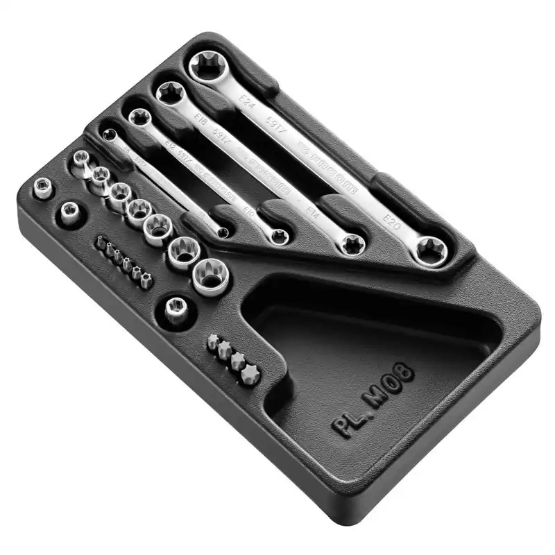 Facom MOD.TX1A Module Douilles et clés Torx® Jeu de 24 pièces