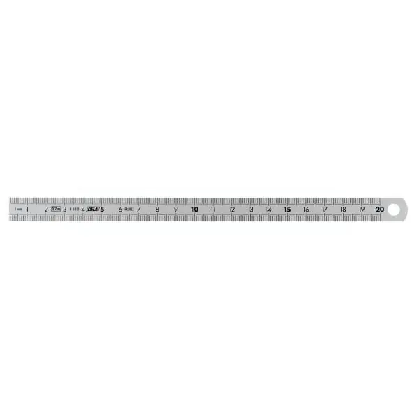 Facom DELA.1056.1500 Règle semi-rigide en acier inoxydable modèle long simple face 1500 mm