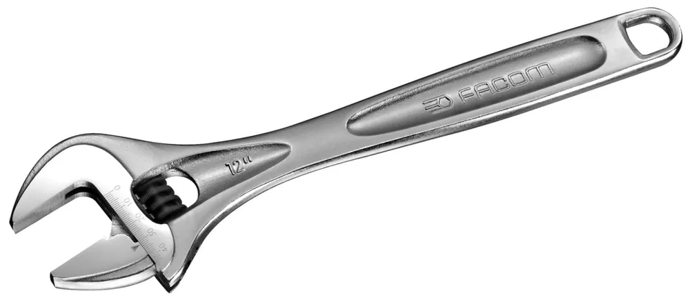 Facom 113A.12C Clé chromée avec molette 306 mm