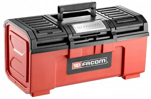 Facom BP.C19NPB Mallette à outils en plastique 19" avec serrure automatique